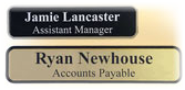 Laser Engraved Aluminum Name Tags